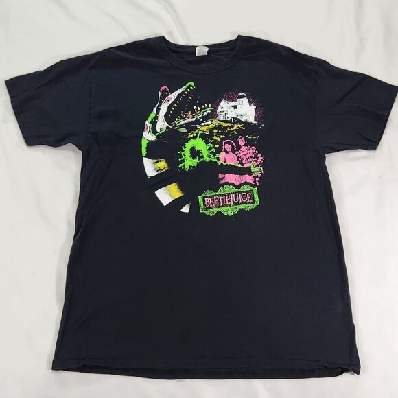 Beetlejuice Graphic Tshirt Large - Picture 1 of 4